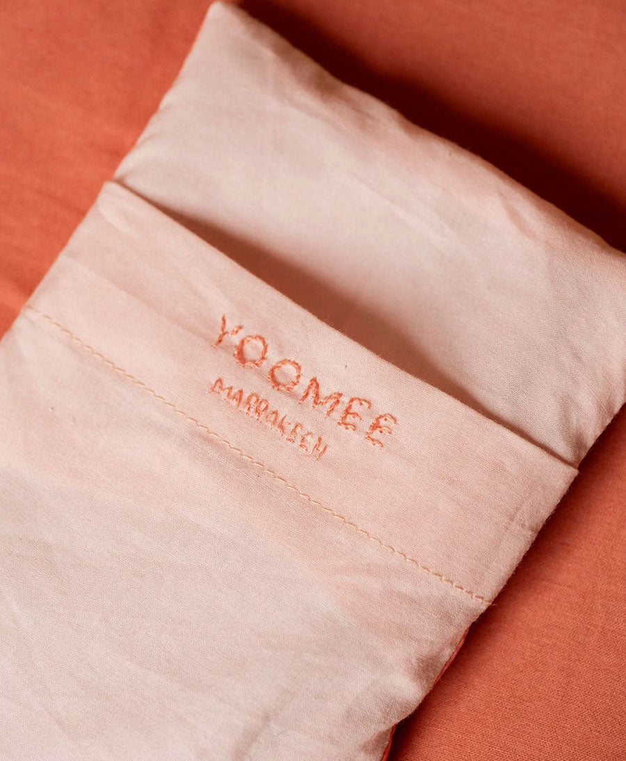 Augenkissen "Eye Pillow RAHA Embroidery Seastar" - Coral