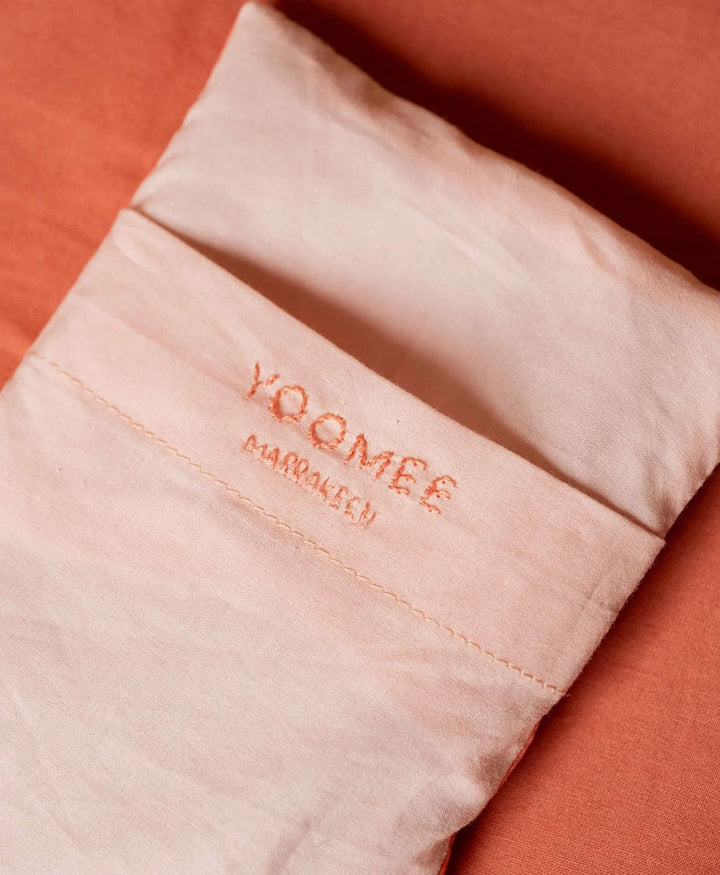 Augenkissen "Eye Pillow RAHA Embroidery Seastar" - Coral