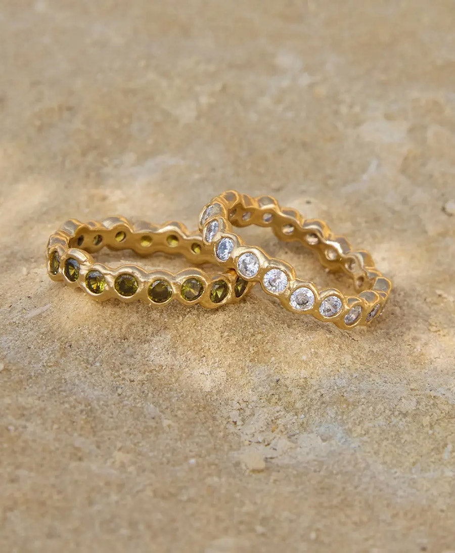 Amélia II Fingerring vergoldet