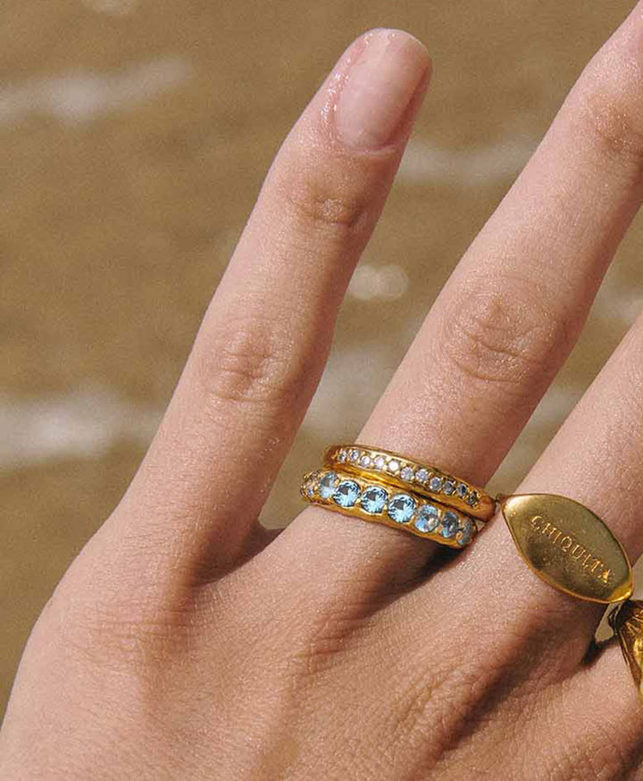 Fingerring vergoldet - Casilda