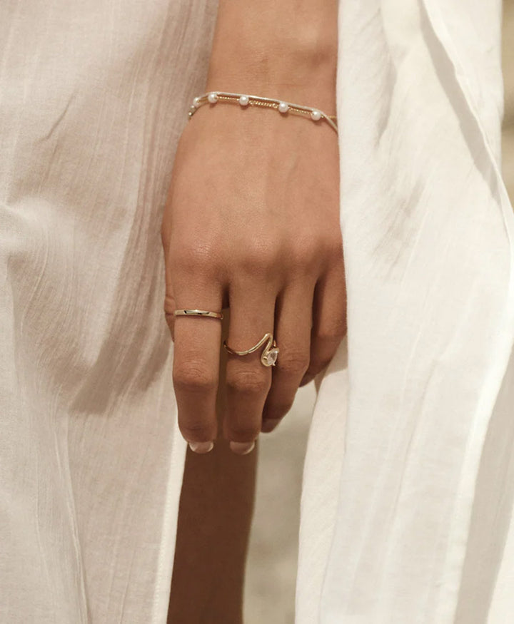 Fingerring vergoldet - Brume
