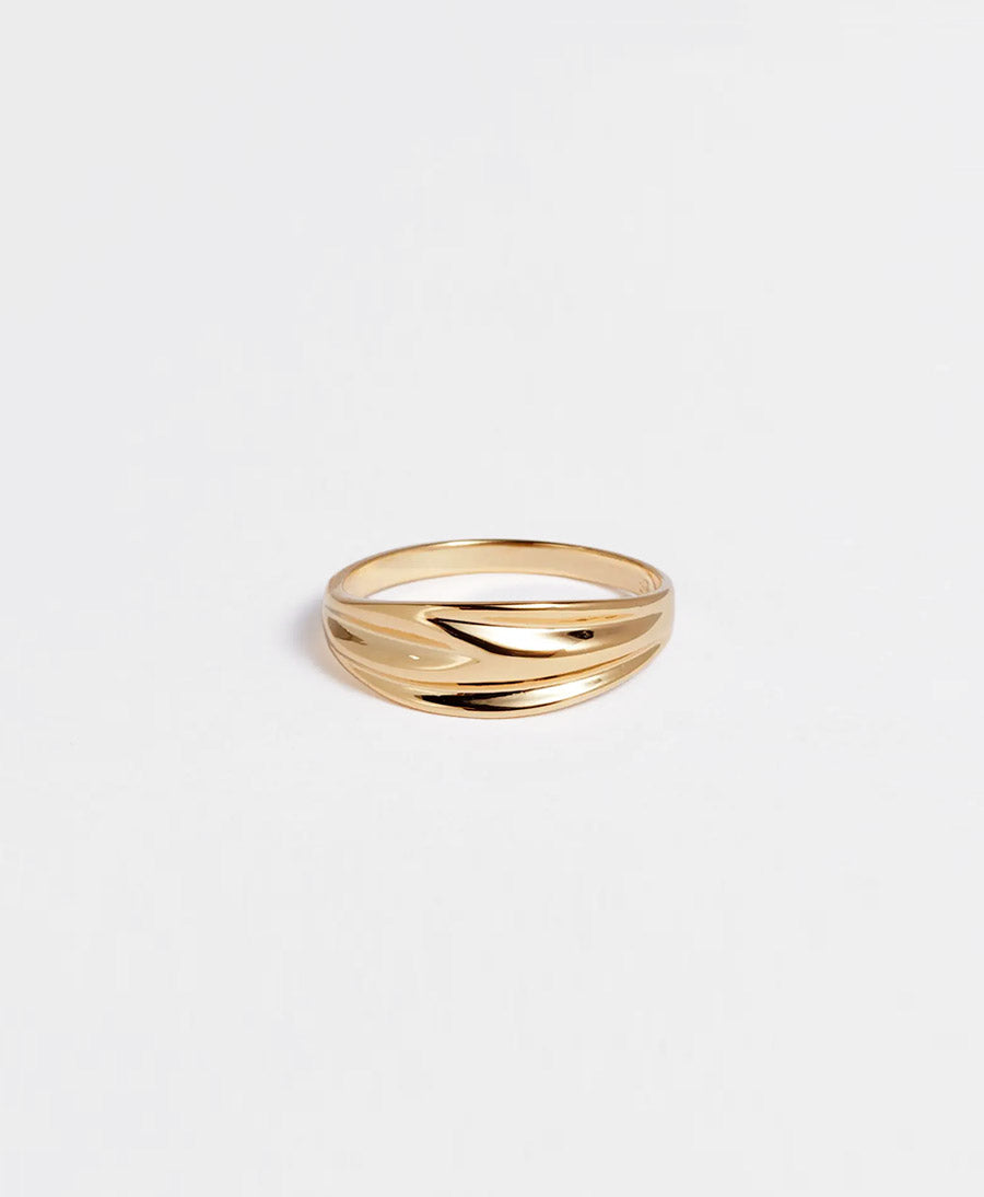 Fingerring vergoldet - Sablée