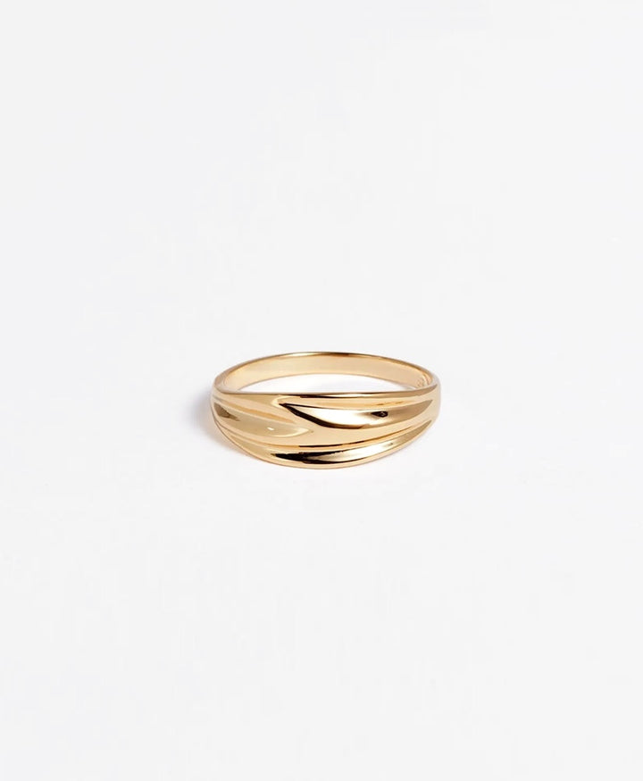 Fingerring vergoldet - Sablée