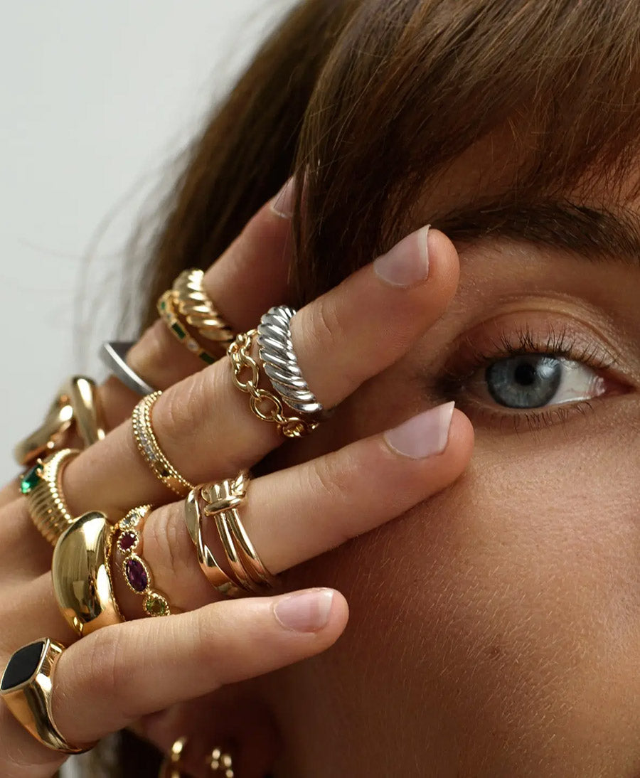 Fingerring vergoldet - Georges V