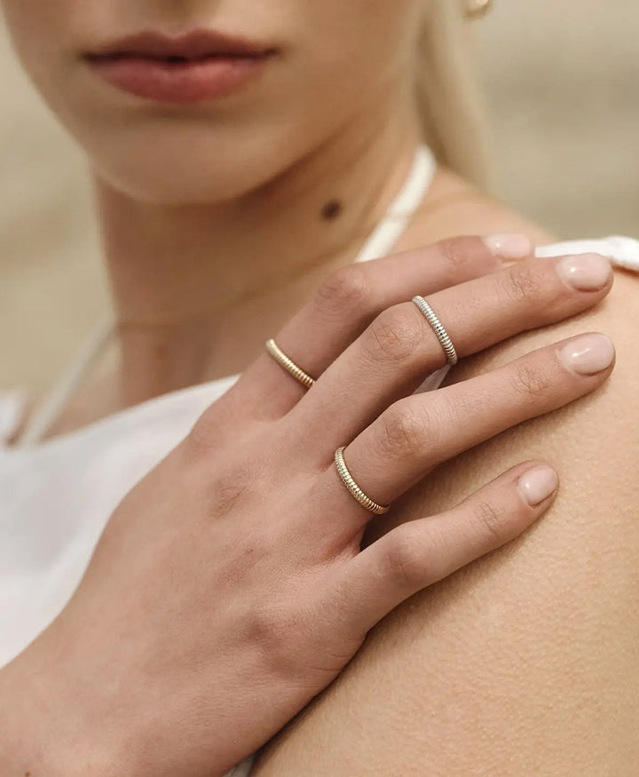 Fingerring vergoldet - Isaline