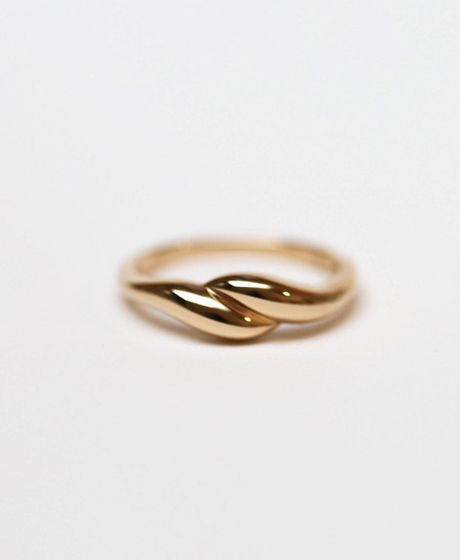 Fingerring vergoldet - Zikade