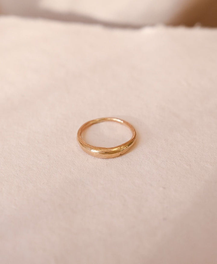 Fingerring Gold "Eclipse Stacking Ring" - Wild Fawn - clomes