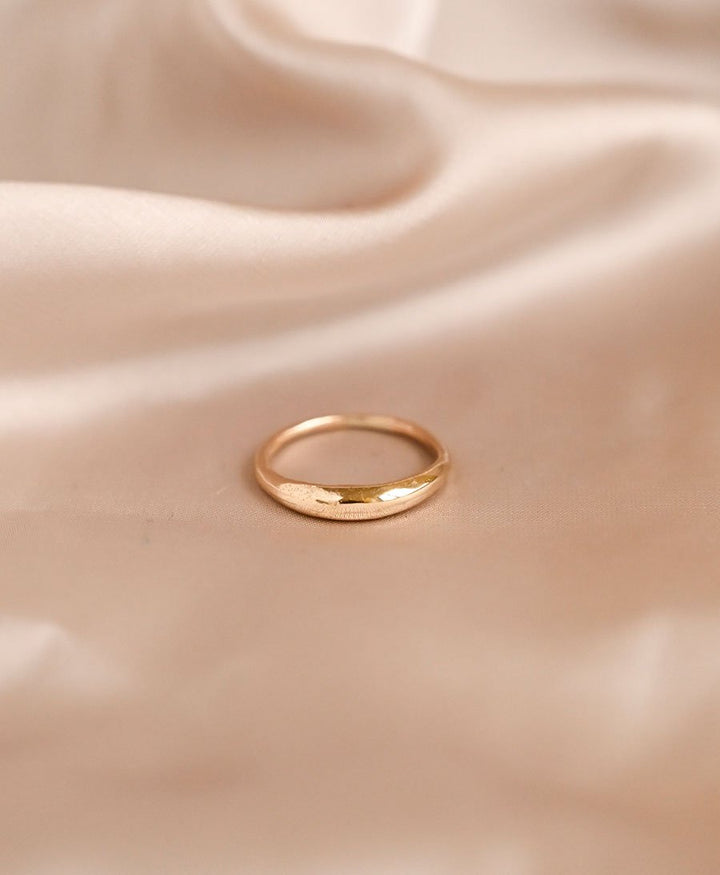 Fingerring Gold "Eclipse Stacking Ring" - Wild Fawn - clomes