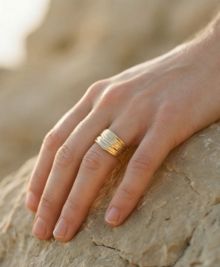 Fingerring NORA - Vergoldet