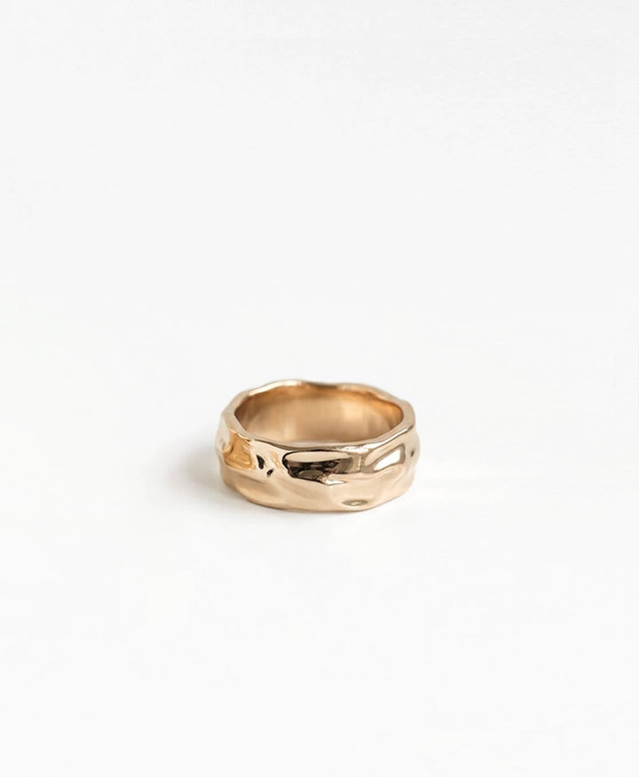 Fingerring SEIDA - Vergoldet
