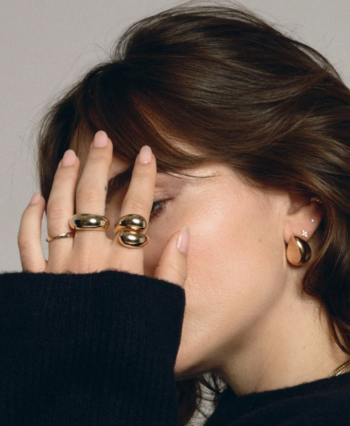Fingerring vergoldet - Attachante