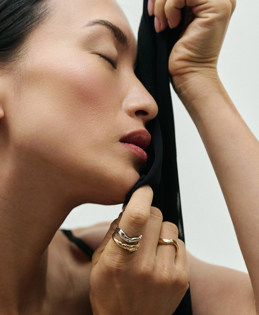 Fingerring vergoldet - Déterminée