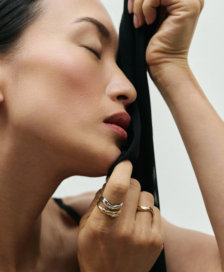 Fingerring vergoldet - Déterminée