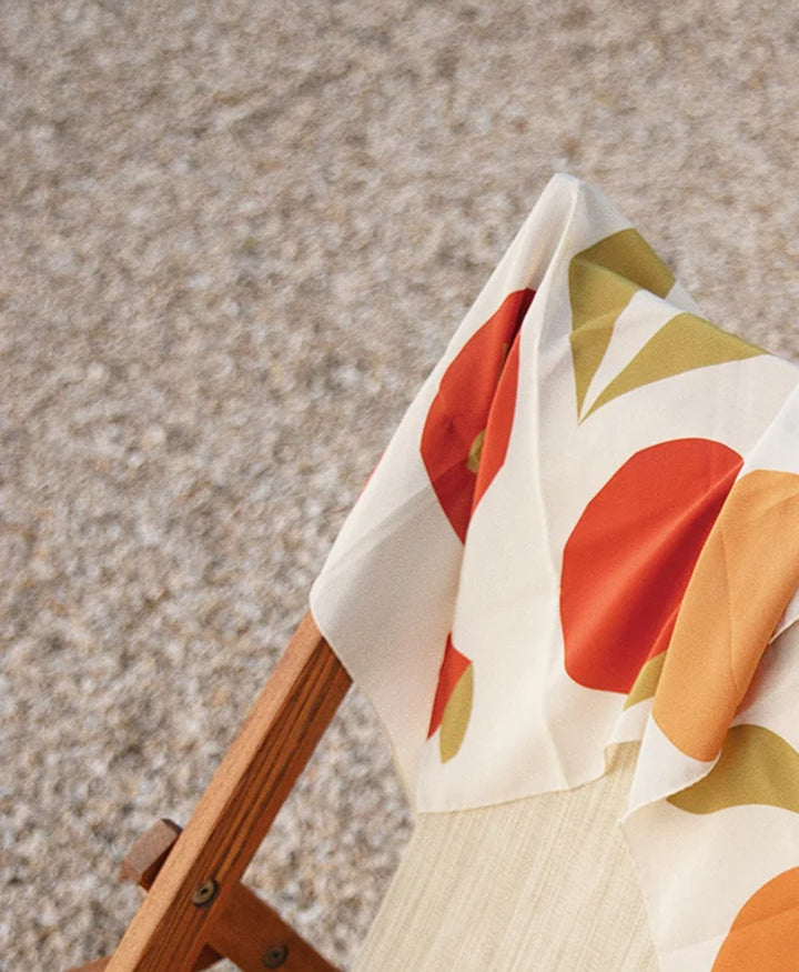 Seiden-Foulard "Italia Scarf" - Persimmon
