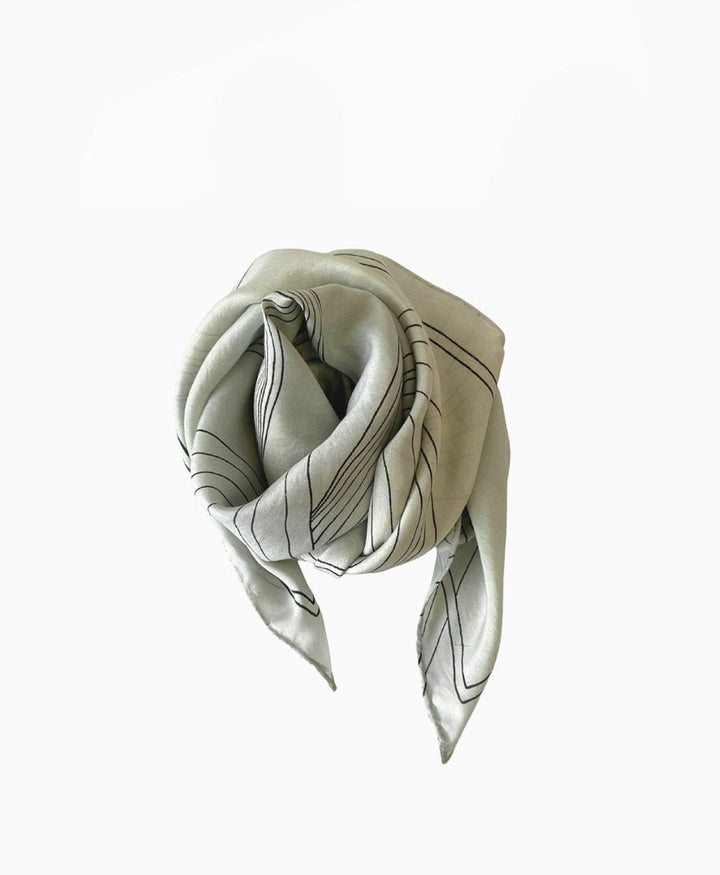 Foulard RONJA aus Seide (Peace Silk) - Salbei - Clomes - clomes