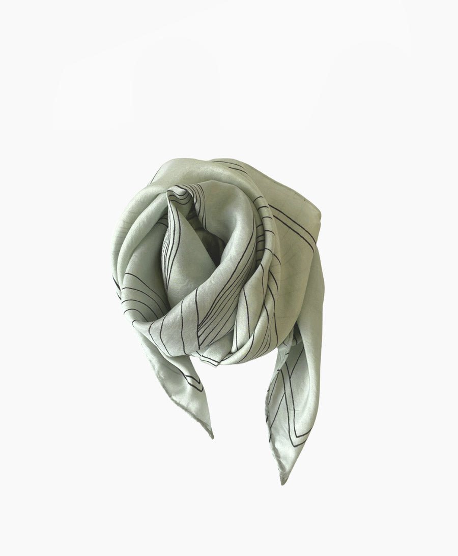 Foulard RONJA aus Seide (Peace Silk) - Salbei - Clomes - clomes