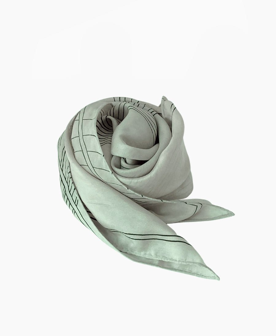 Foulard RONJA aus Seide (Peace Silk) - Salbei - Clomes - clomes