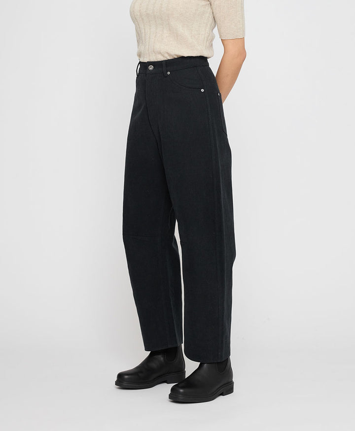 Stoffhose - Signature Curve Legged Work Trouser Brushed Edition - Schwarz