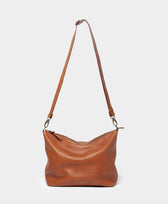 Ledertasche Gefütterte Schultertasche Park in Braun