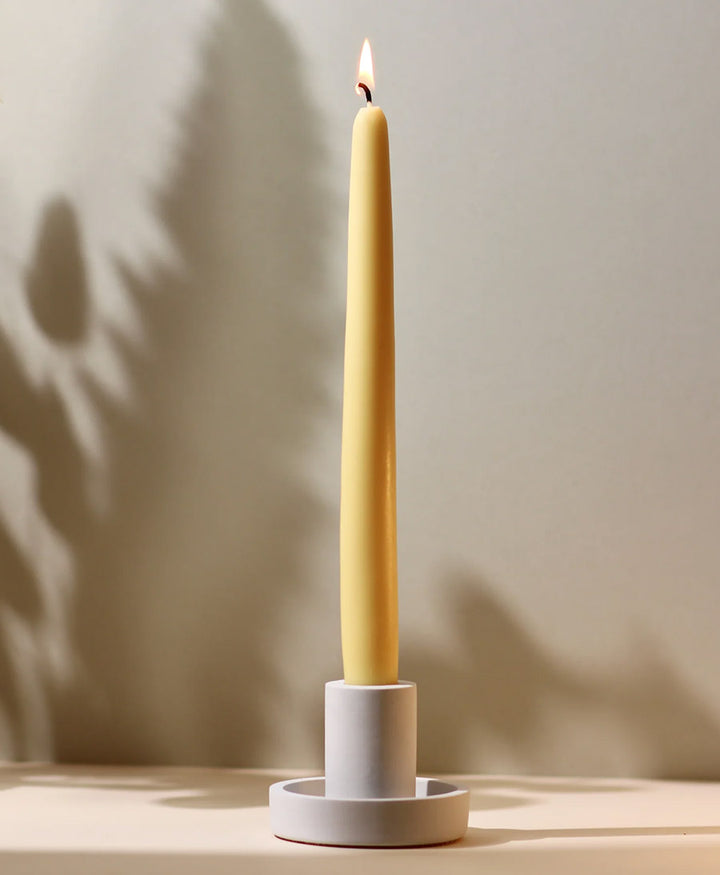 Dicke Stabkerze - Hellgelb
