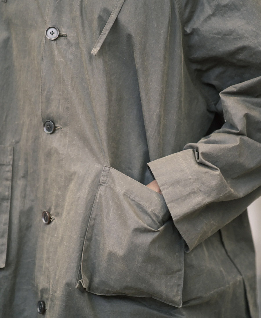 Jacke Forest Jacket aus gewachster Baumwolle - Deep Olive