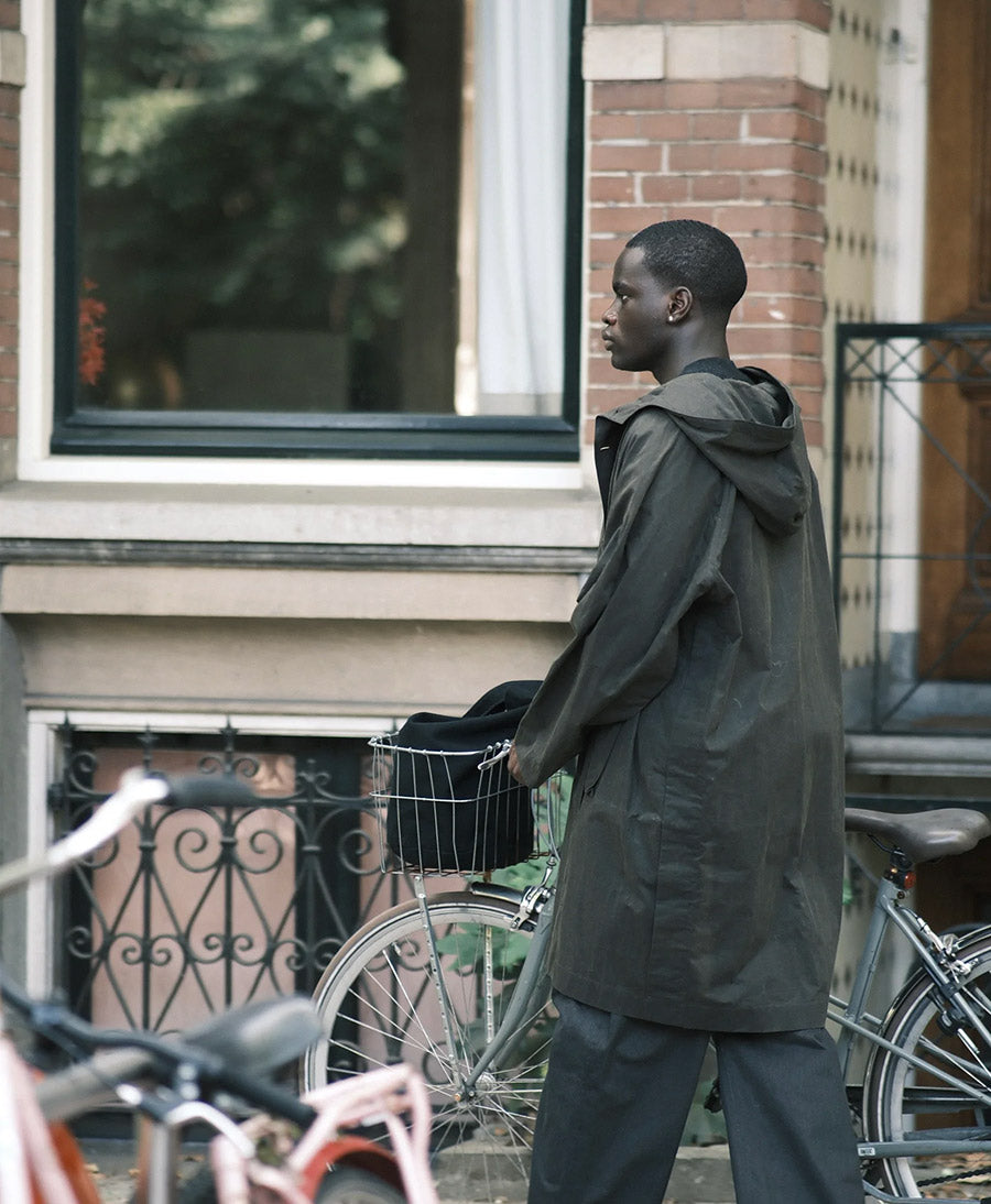 Jacke Forest Jacket aus gewachster Baumwolle - Deep Olive