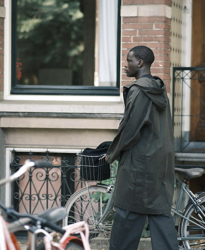 Jacke Forest Jacket aus gewachster Baumwolle - Deep Olive