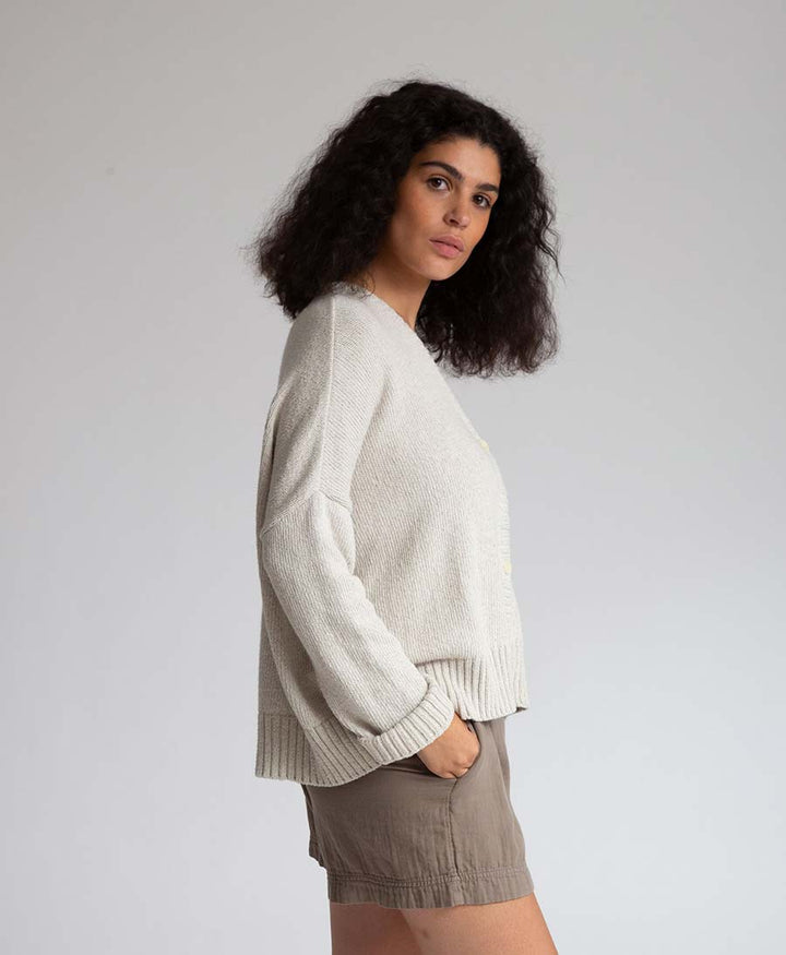 Gilma Shorts aus Bio - Baumwolle - Taupe - Beaumont Organic - clomes