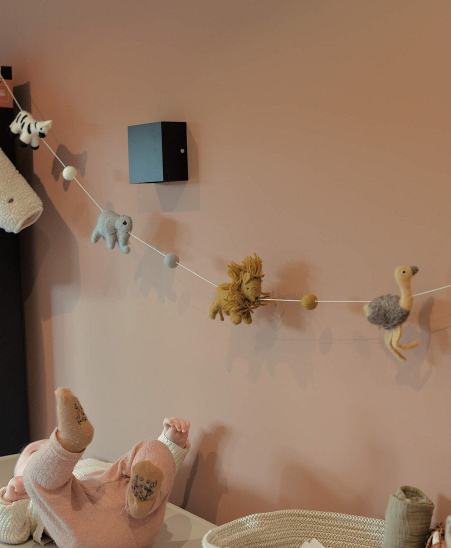 Girlande aus Filz - Wildlife