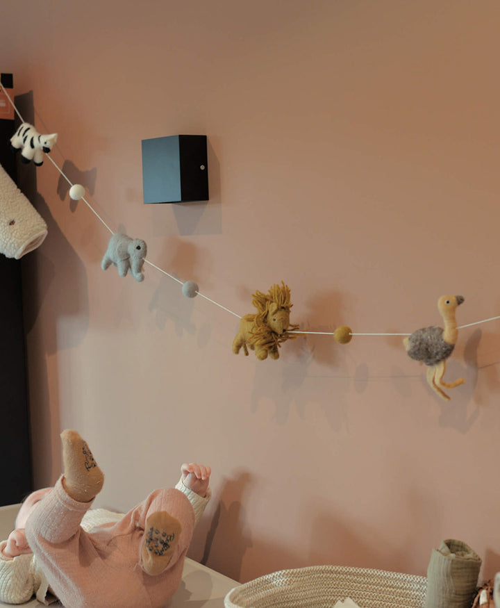 Girlande aus Filz - Wildlife