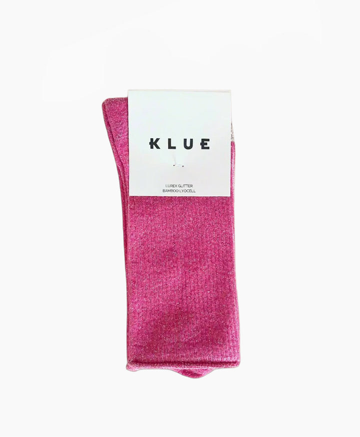 Glitzer Socken Lyocell - Fuchsia
