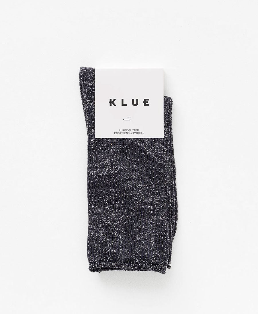 Glitzer Socken Lyocell - Dunkelgrau