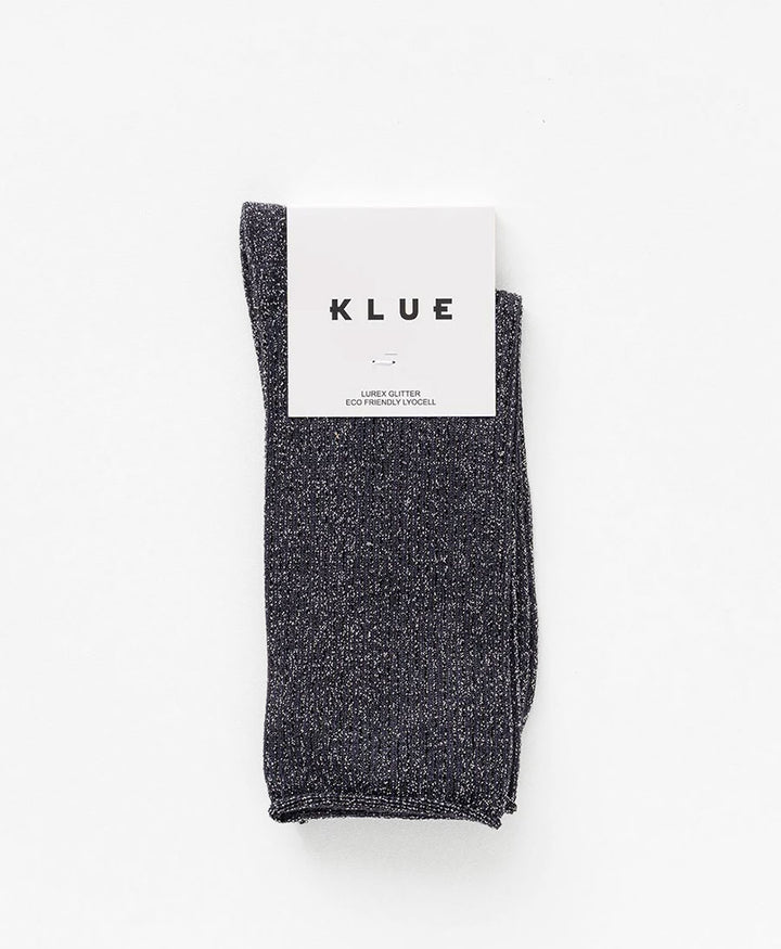 Glitzer Socken Lyocell - Dunkelgrau