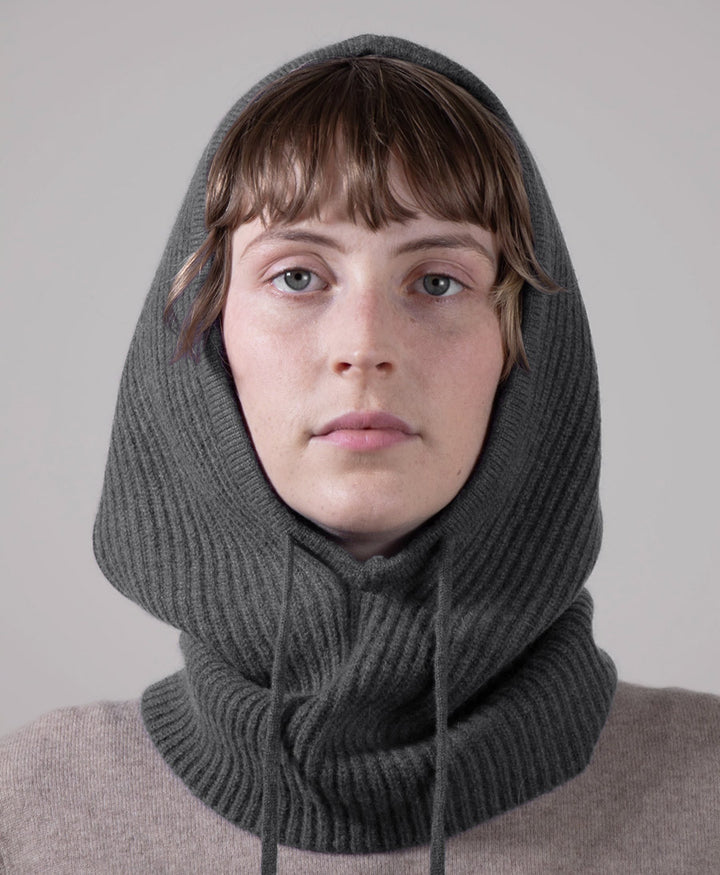 Balaclava / Sturmhaube aus Kaschmir - Grau