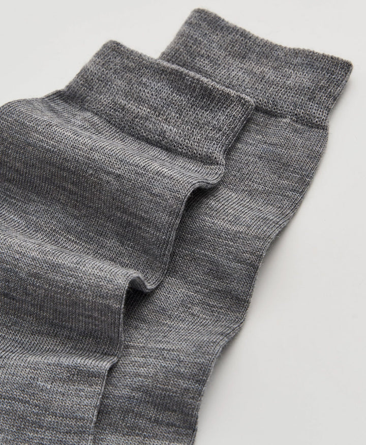 Merino Socken - Dunkelgrau meliert