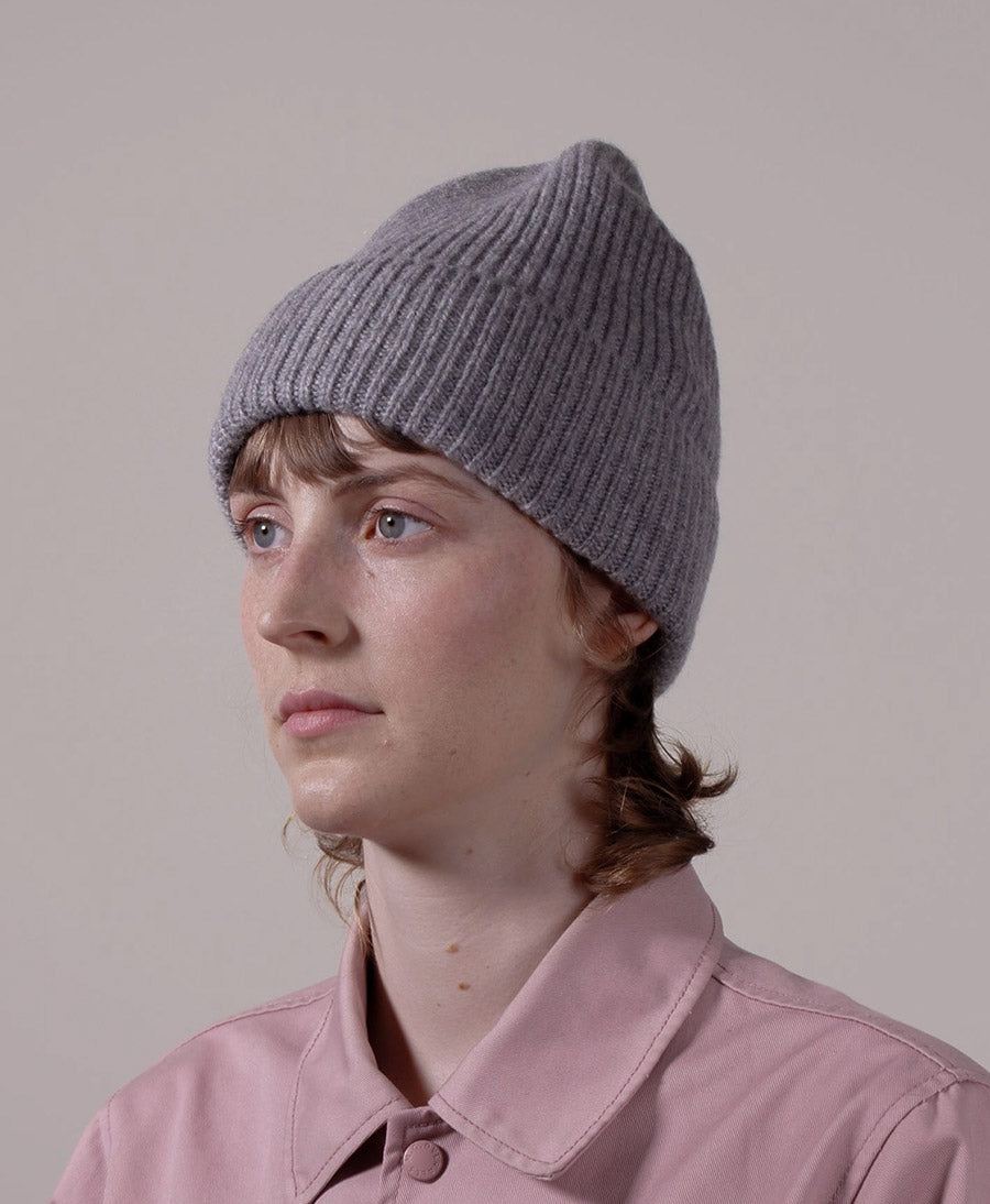 Mütze aus Kaschmir - Grau