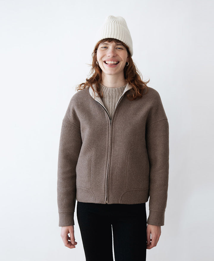Wendejacke ELEANOR JACKET - Greige / Mocca
