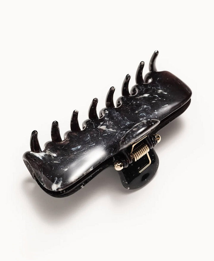 Grosse Haarklammer - BLACK MARBLE CLAW CLIP - UNDO - clomes