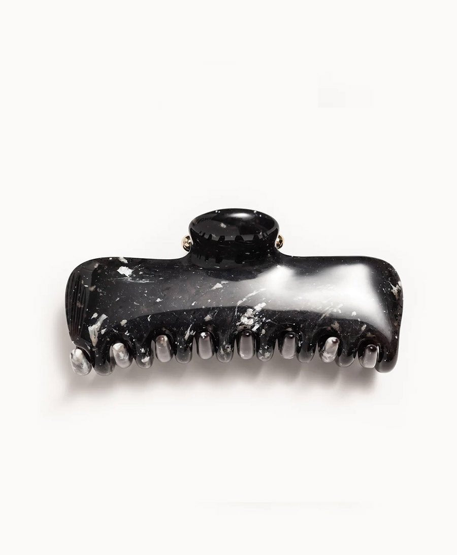 Grosse Haarklammer - BLACK MARBLE CLAW CLIP - UNDO - clomes