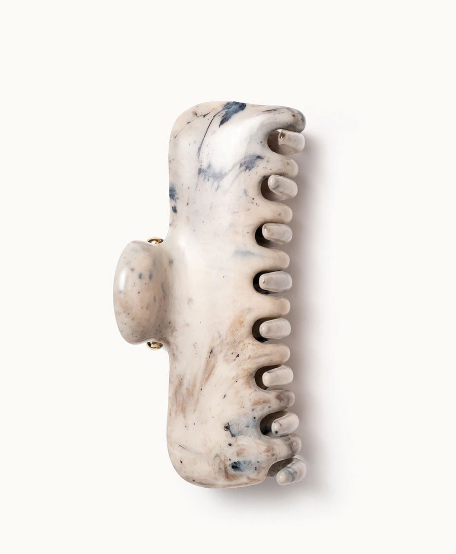 Grosse Haarklammer - GREY MARBLE CLAW CLIP - UNDO - clomes