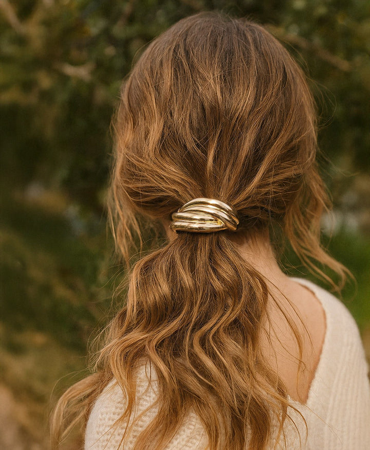 Haargummi MILA - Messing