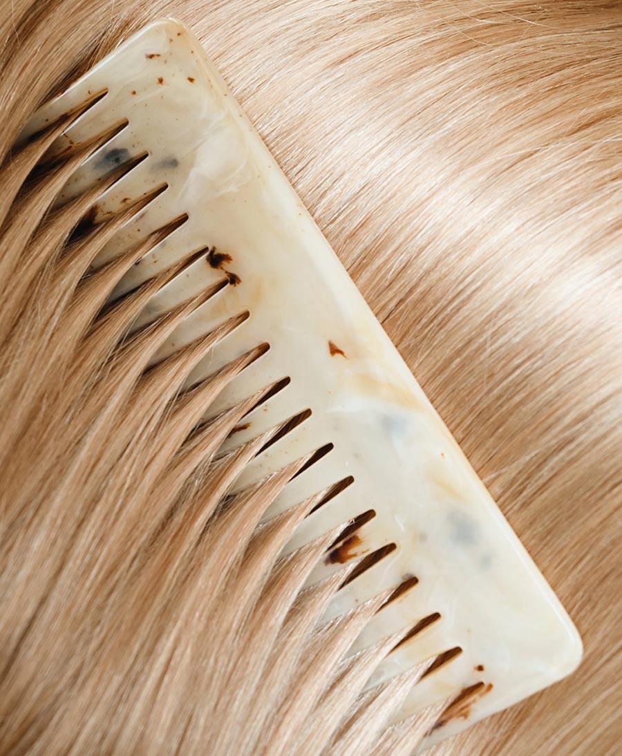 Haarkamm - LIGHT TORTOISE COMB - UNDO - clomes