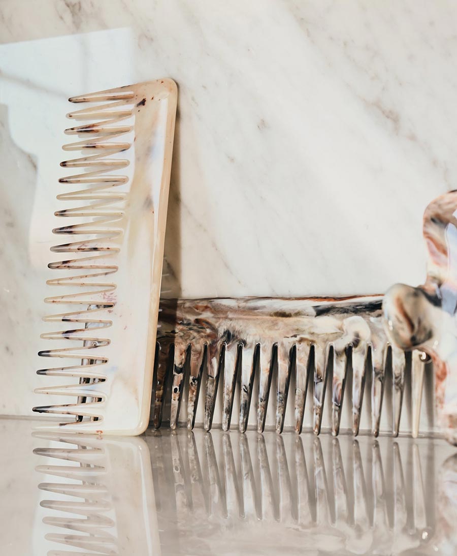 Haarkamm - LIGHT TORTOISE COMB - UNDO - clomes