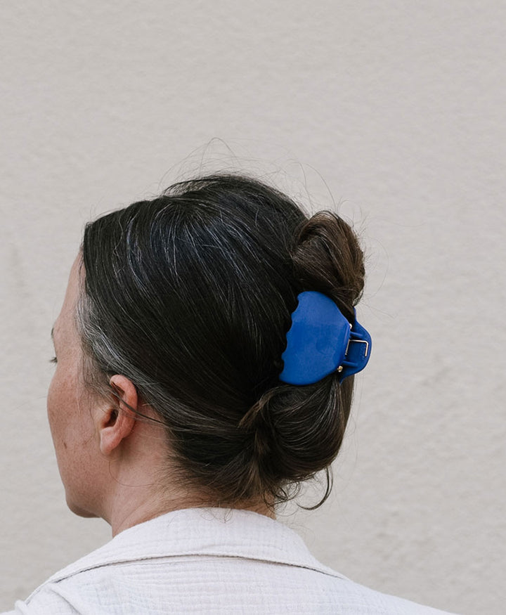 Haarklammer LIV - Mattes Royalblau