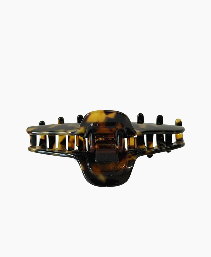 Haarklammer CLAIRE (L) aus Acetat - Tortoise