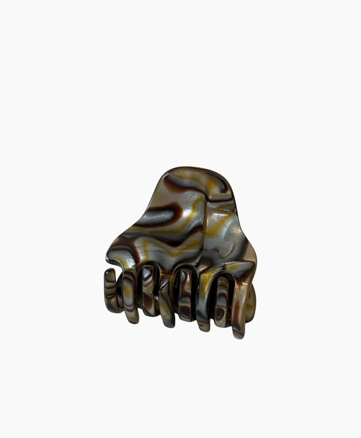 Haarklammer CHIARA (S) aus Acetat - Onyx