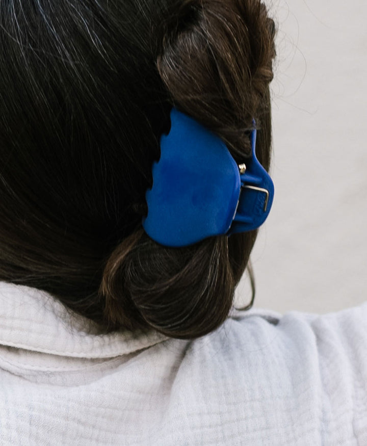 Haarklammer LIV - Mattes Royalblau