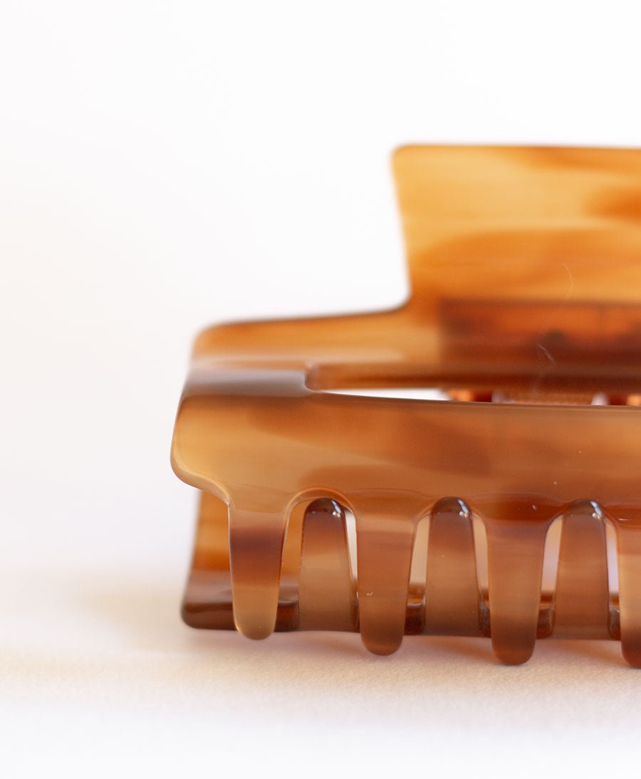 Haarklammer FRIDA aus Acetat - Caramel - Clomes - clomes