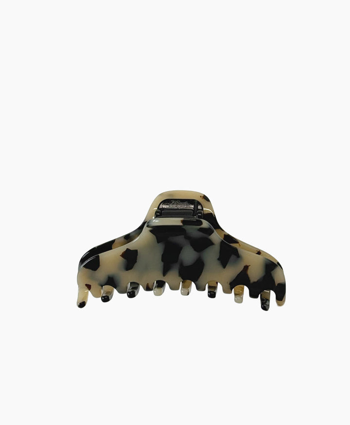 Haarklammer CLAIRE (M) aus Acetat - Helles Tortoise