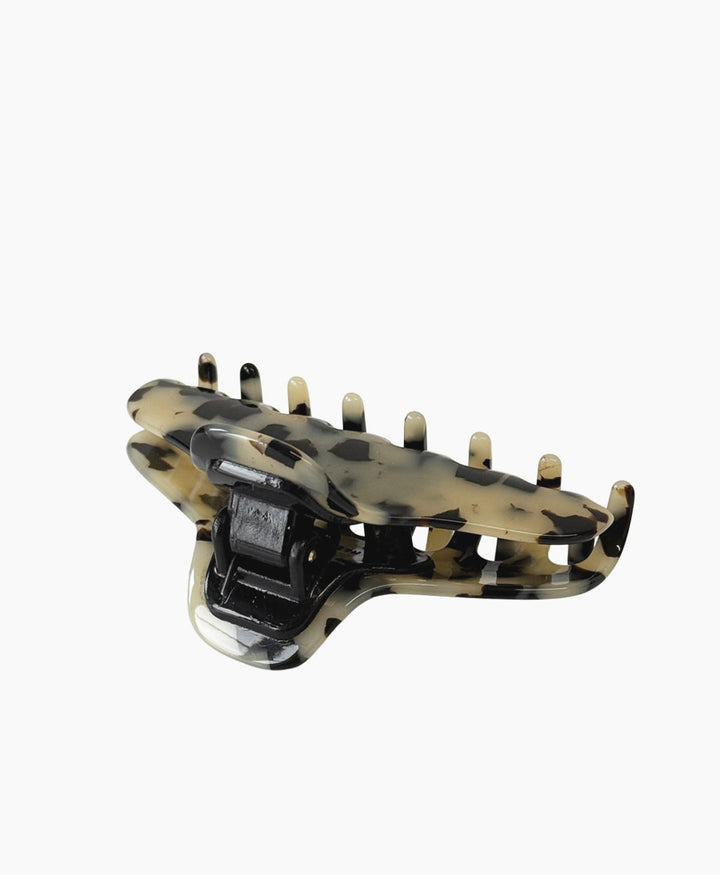 Haarklammer CLAIRE (L) aus Acetat - Helles Tortoise